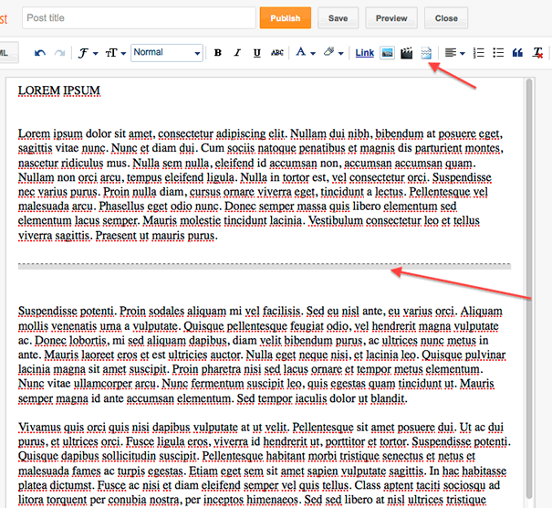how to truncate blogger posts